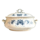 Sarreguemines tureen in iron clay, “Aida” service