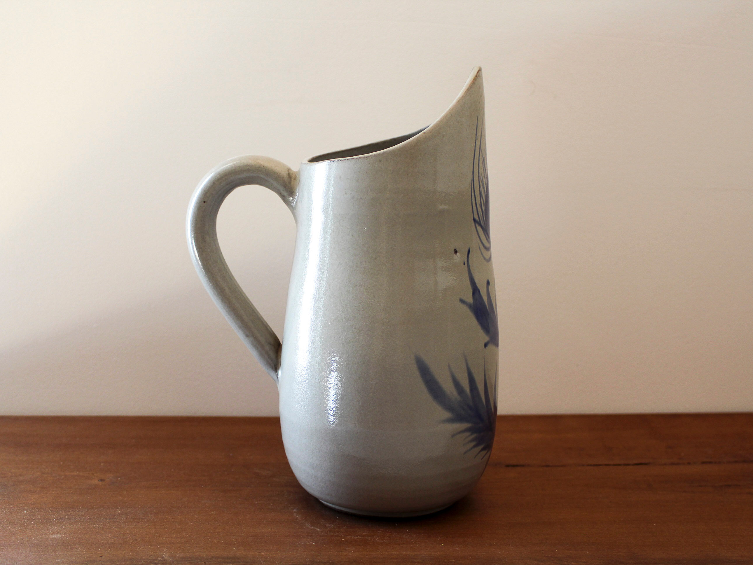 Sandstone pitcher Edmond Guizol Vallauris