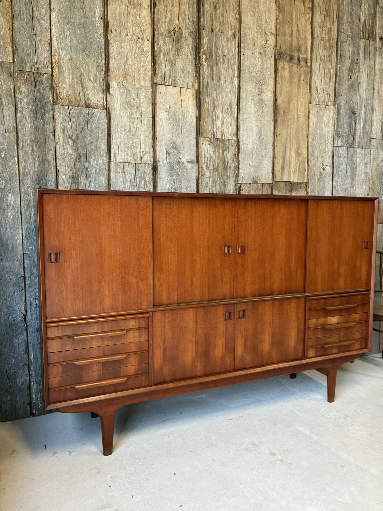 Enfilade, buffet en teck