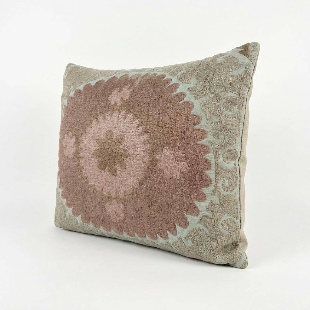 Vintage embroidered cushion cover 56x69 cm
