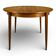 Scandinavian teak table with extension.