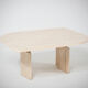 Table basse vintage italienne - marbre