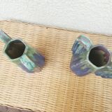 Pierrefonds art deco vases