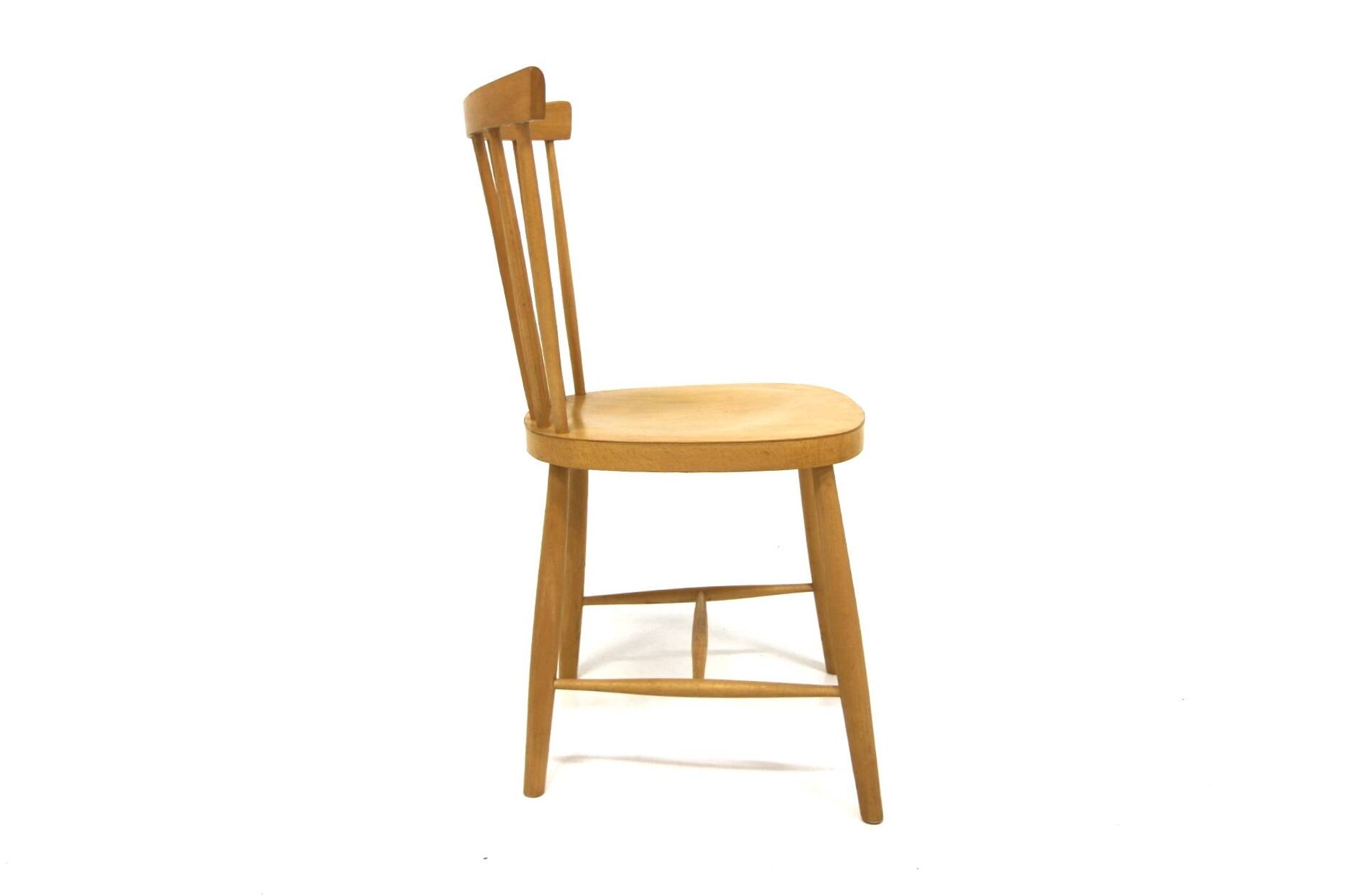 Set de 3 chaises scandinave "Pinnstol", Lammhult Suède, 1960