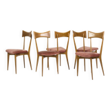 Set of 6 vintage dining chairs by Ico Parisi for Ariberto Colombo, Cantù