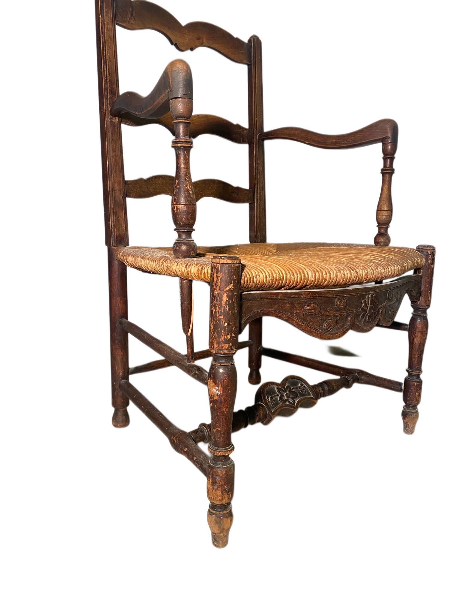 Provençal straw armchair - 17th century