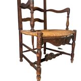 Fauteuil Provençal paillé - XVII eme siècle