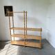 Large rattan shelf 1960