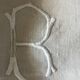 Linge ancien, drap brodé, monogramme MB