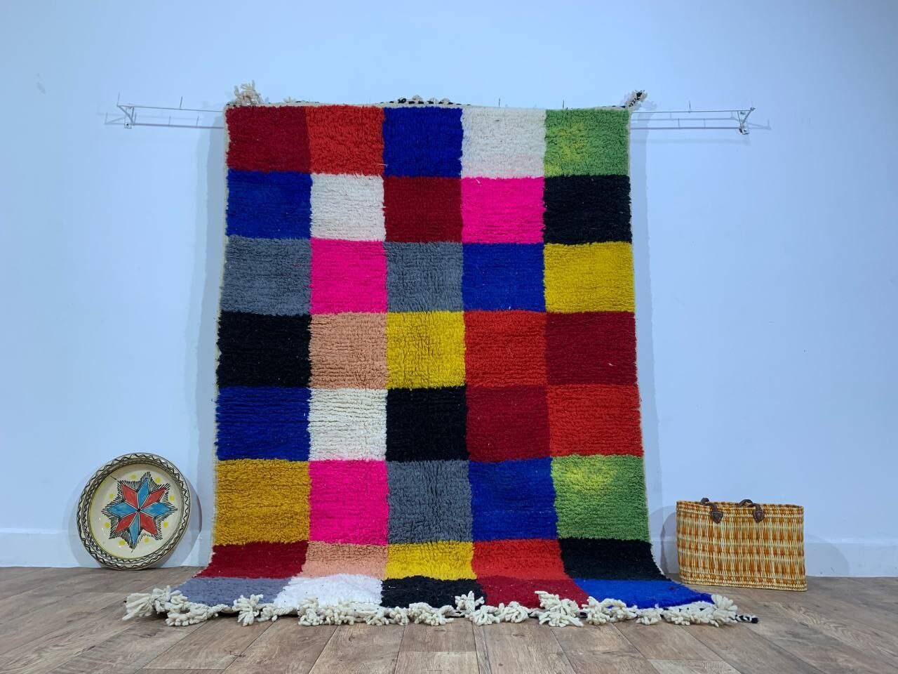 Handcrafted Moroccan Berber Rug 236 X 155