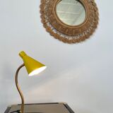 Old lamp cocotte design year 50 yellow