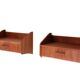Set of two teak bedside tables by Uldum Mobelfabrik