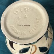 Vase sixties motif lampshade