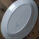Oval porcelain dish Moulin des Loups Hamage decoration Burgundy