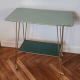 vintage rolling serving cart