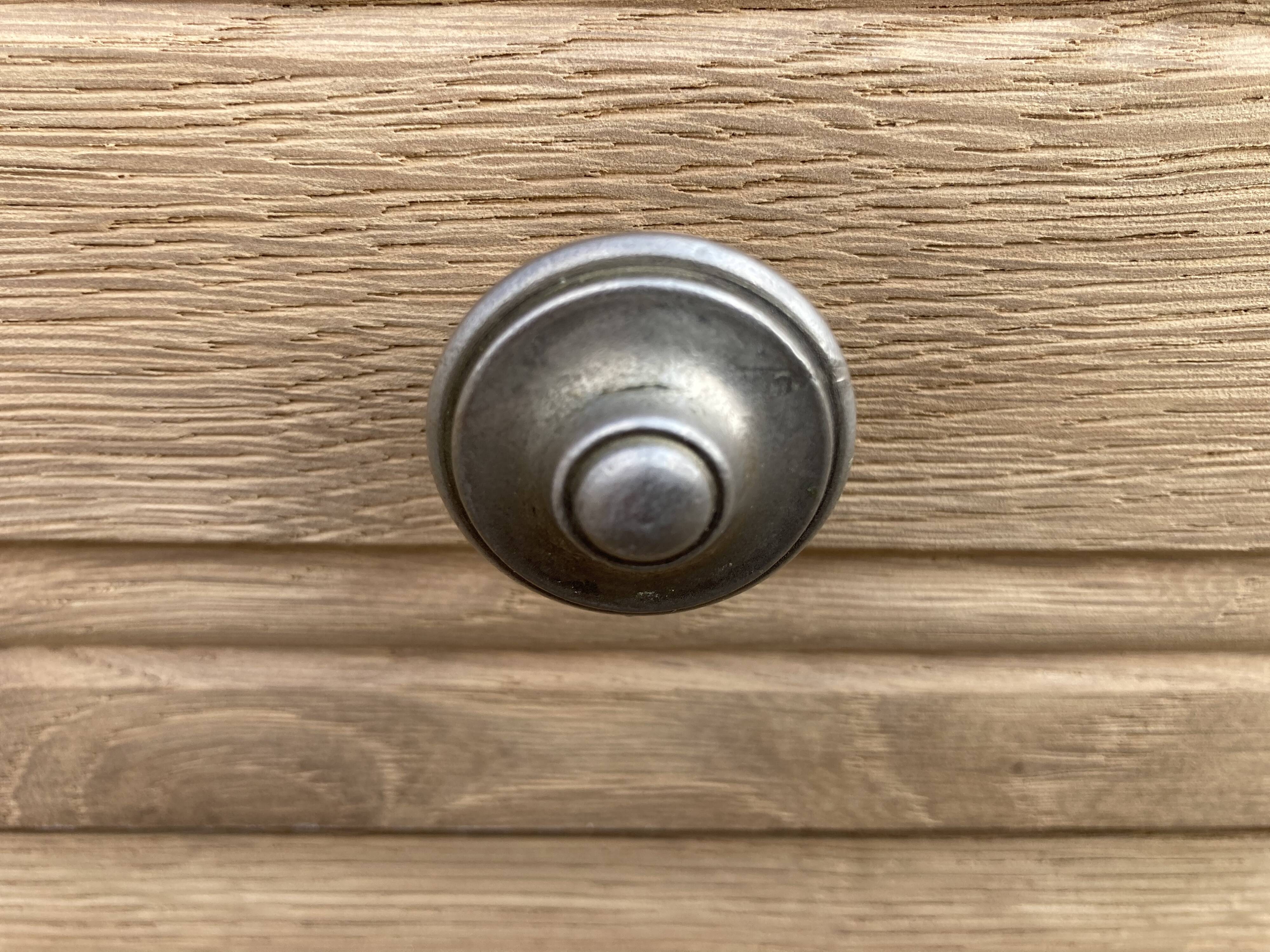 Art Deco chest of drawers in solid oak