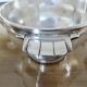 Art Deco silver-plated sauce boat with hallmark, 1920s-30s.