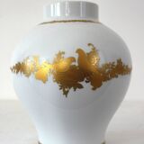 White porcelain vase with Kaiser decoration, West Germany, 1970s