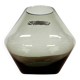 Mid-century German minimalist glass vase Rauchtopas, 1960s