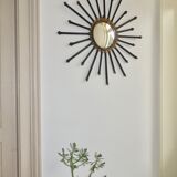 Chaty Vallauris 1950s witch mirror 66cm