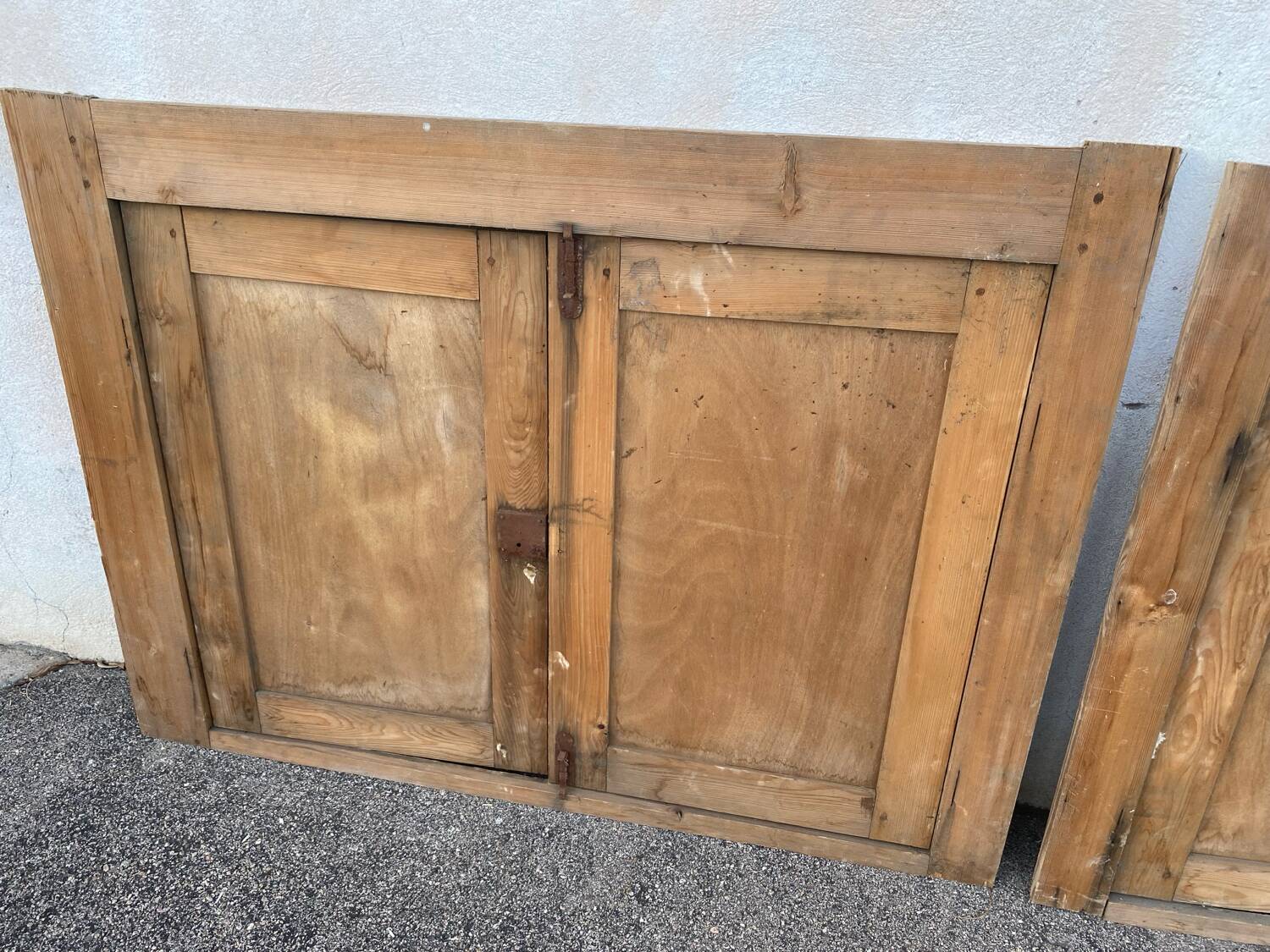 Pine cupboard duo