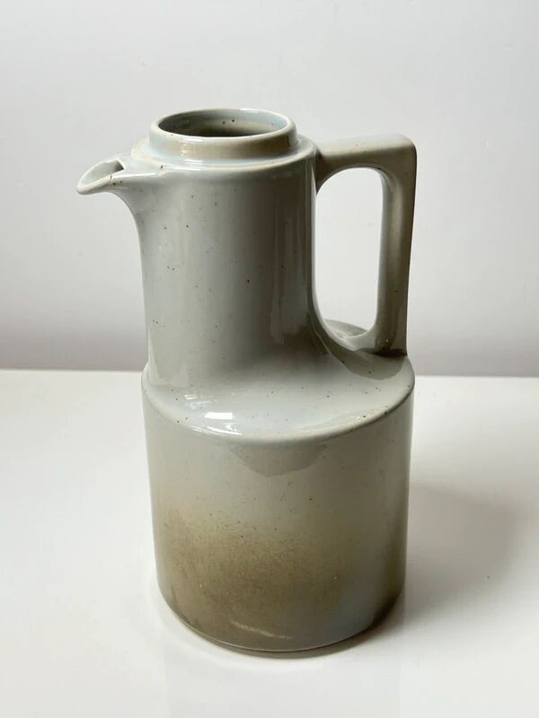 Vintage Brenne stoneware carafe / pitcher – Grand Feu model, 1970s