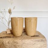 Set of Beige Digoin Cups