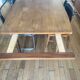 Scandinavian extendable wooden table