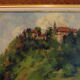 Painting by Robert KUVEN – Oil on canvas [ HST ] – Landscape HEILIGENBERG in ALSACE