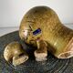 Lion Lisa Larson ceramic Gustavberg Sweden 1964 (a pair)