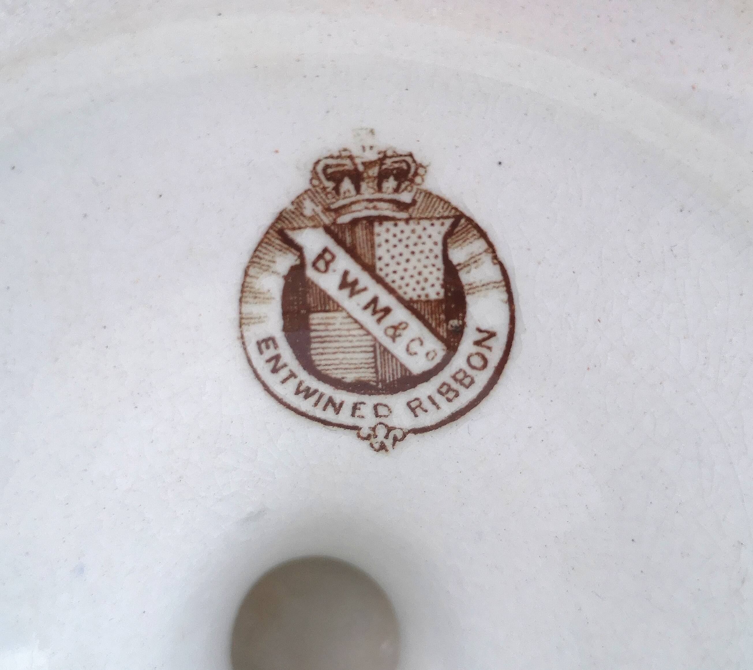 BWM & Co English compote bowl (Brown Westhead Moore)