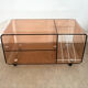 Hi-fi furniture in Plexiglas by Michel Dumas for Roche Bobois.