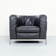 Italian Leather Onda Armchairs from Zanotta, 1980