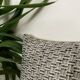 Bi-sided cushion beige black white pattern