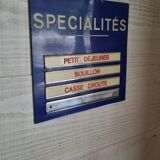 Old store sign, bar restaurant, sign