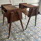 Deux tables de chevet