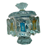 Bonbonnière en verre de sable