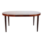 Table à manger ronde en palissandre par Kai Kristiansen pour SVA Mobler