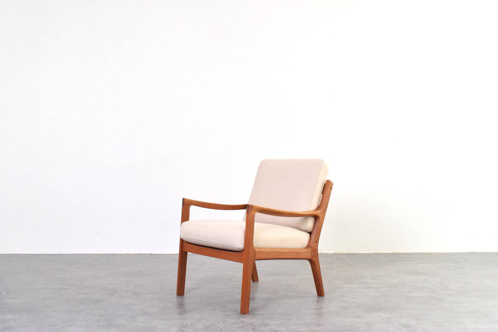 Fauteuil Senator en teck danois des années 50 par Ole Wanscher pour Cado, 1960