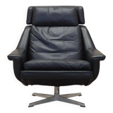 Fauteuil pivotant, design danois, années 1970, designer : Werner Langenfeld, fabrication : Esa