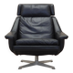Swivel armchair, Danish design, 1970s, designer: Werner Langenfeld, manufacture: Esa