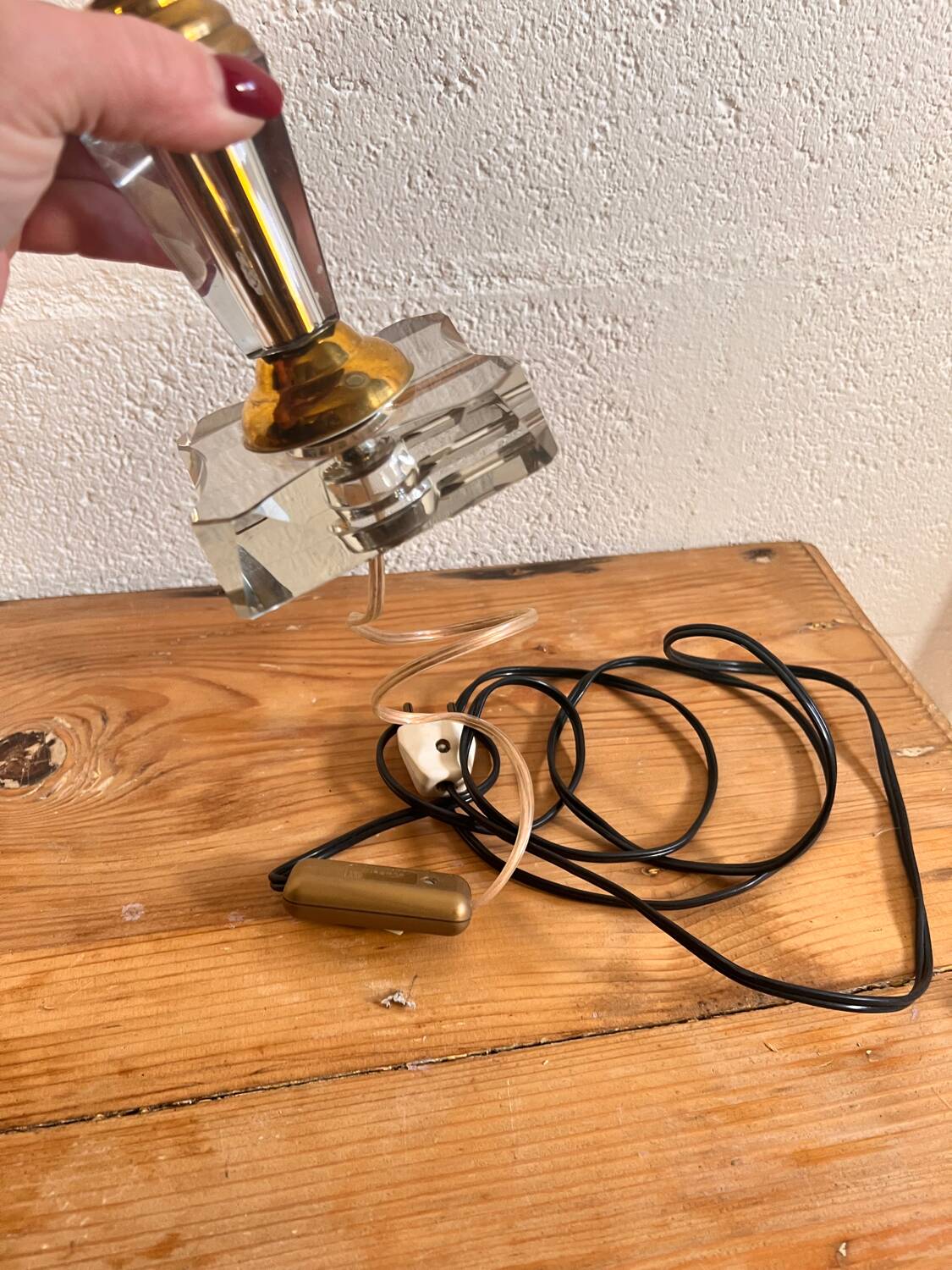 Pied de lampe art déco