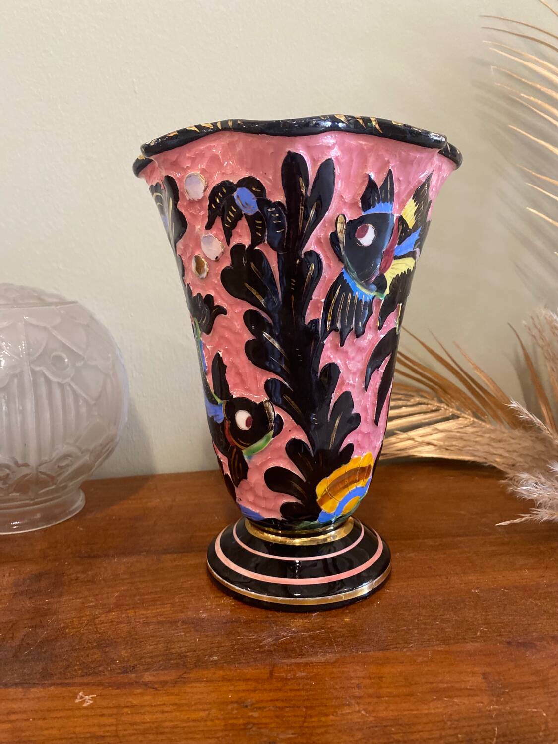 Vase signed Cerdazur Monaco, 70s-80s