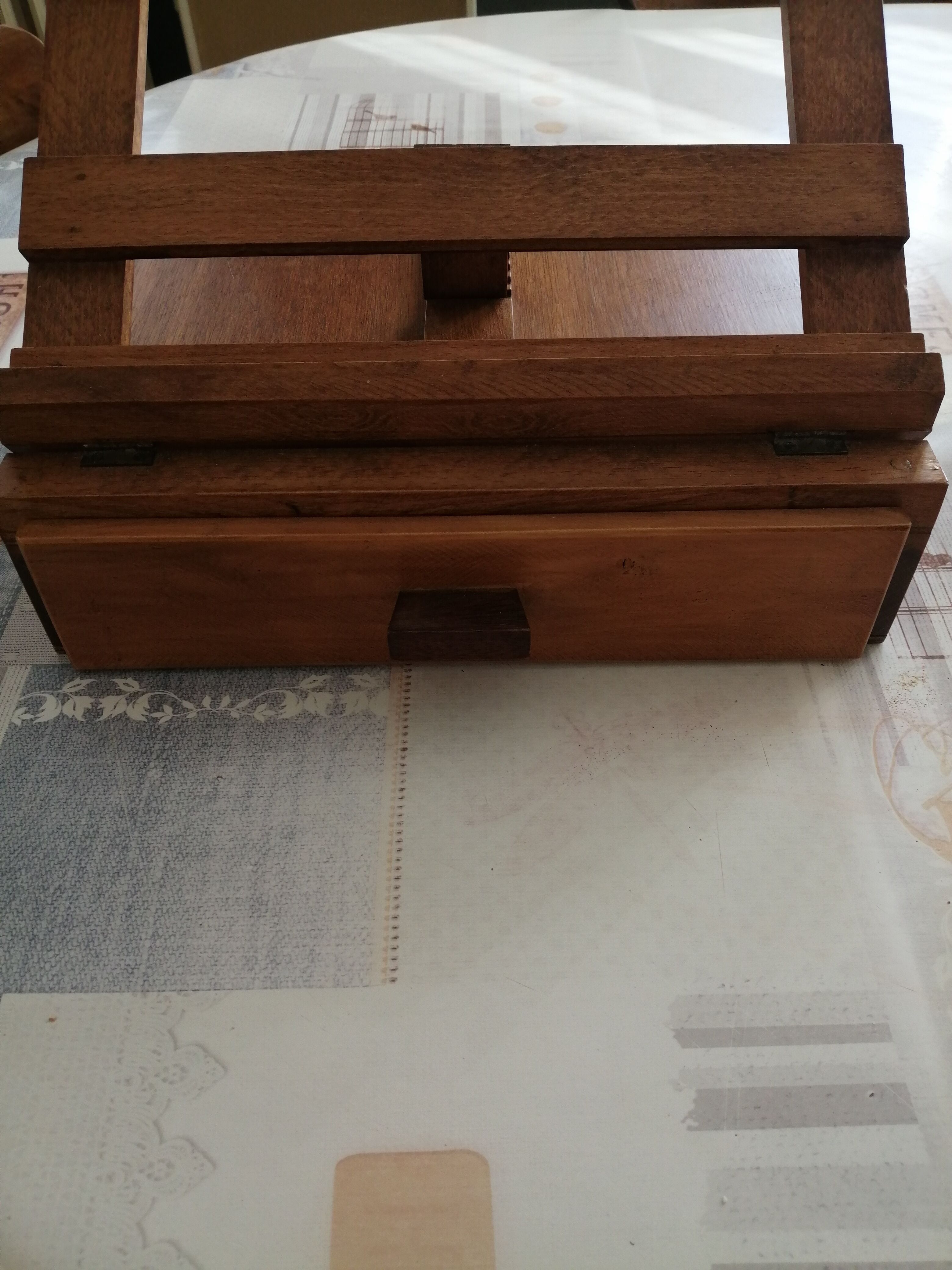 Ecritoire pupitre bois, fabrication artisanale