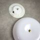 Large Mid Century Modern Italian Plexiglass and Brass Wall Lamp
