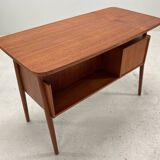 Petite Teak Desk By Gunnar Nielsen For Tibergaarden.