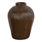 Ancien vase chinois en céramique émaillée (c.1900)