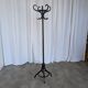 Vintage Black Bentwood Coat Stand in Thonet Style / Mid Century Hall Tree