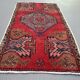 Small vintage turkish rug 94x54 cm, short runner, tribal, shabby chic