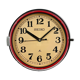 Vintage red seiko navy wall clock, 1970s